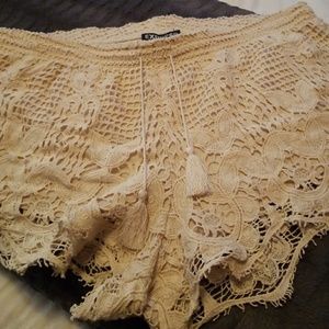 Express Crocheted Shorts